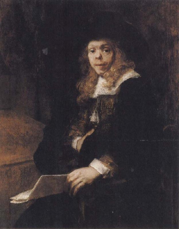 REMBRANDT Harmenszoon van Rijn Portrait of Gerard de Lairesse Sweden oil painting art